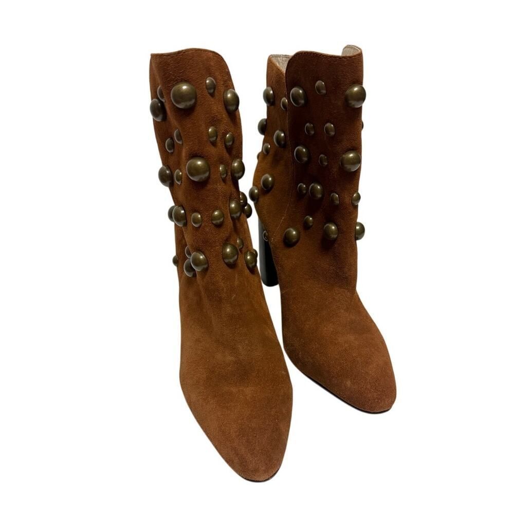 Cecelia New York Brace Stud Bootie in Cognac Sz. 8.5 - Picture 7 of 12